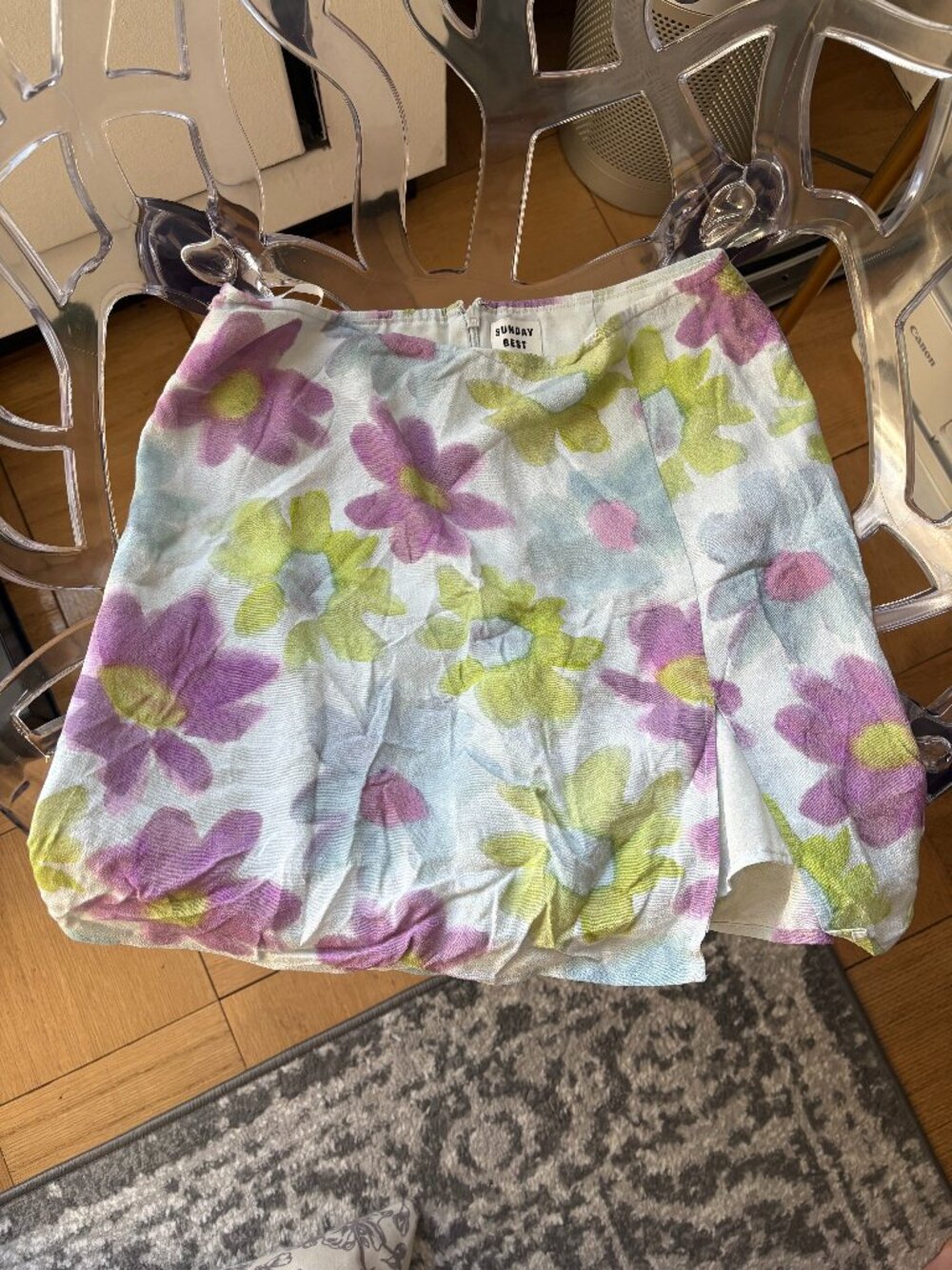 Aritzia Sunday Best Floral Mini Skirt
